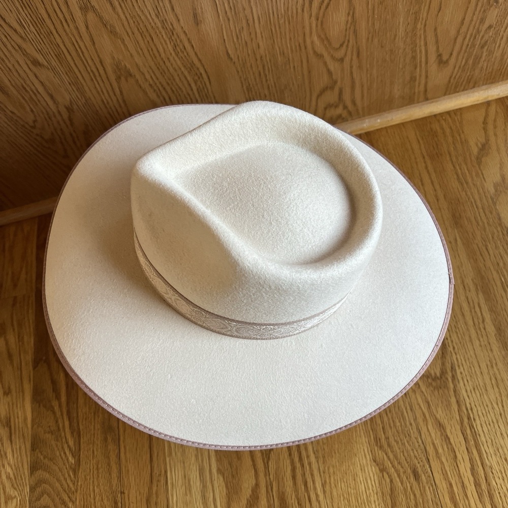 Lack Of Color Fedora Hat 100% Australian Wool Size Medium - Picture 8 of 15